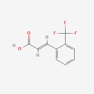 molecular formula C10H7F3O2 B1215256 2-(三氟甲基)肉桂酸 CAS No. 2062-25-1