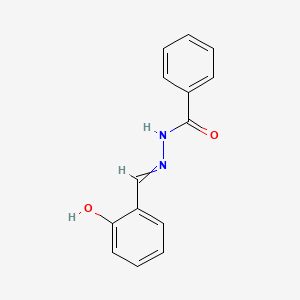 molecular formula C14H12N2O2 B1215276 Salicylidene benzhydrazide 