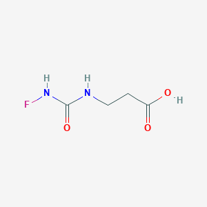 molecular formula C4H7FN2O3 B1215281 3-(Fluorocarbamoylamino)propanoic acid CAS No. 33330-96-0
