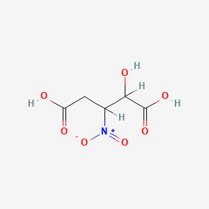 molecular formula C5H7NO7 B1215289 1-Hydroxy-2-nitro-1,3-propanedicarboxylate CAS No. 73491-91-5