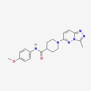 N-(4-methoxyphenyl)-1-(3-methyl[1,2,4]triazolo[4,3-b]pyridazin-6-yl)piperidine-4-carboxamide