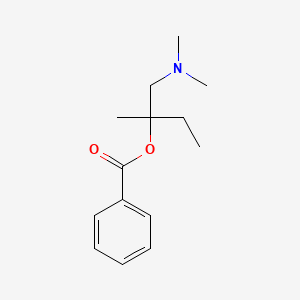 molecular formula C14H21NO2 B1215312 阿米洛卡因 CAS No. 644-26-8