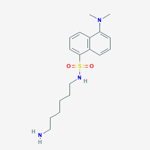 molecular formula C18H27N3O2S B1215317 Dansylamidohexamethylamine CAS No. 34995-01-2