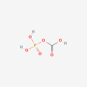 molecular formula CH3O6P B1215326 Carboxy phosphate CAS No. 7244-85-1