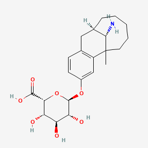 molecular formula C22H31NO7 B1215328 Dezocine glucuronide CAS No. 76948-31-7
