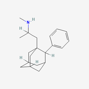 B1215335 1-(2-Phenyladamant-1-yl)-2-methylaminopropane CAS No. 52582-91-9