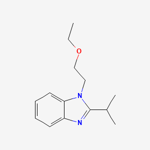 1-Ethoxy-2-[2-(methylethyl)benzimidazolyl]ethane