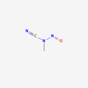 molecular formula C2H3N3O B1215337 甲基硝基氰酰胺 CAS No. 33868-17-6
