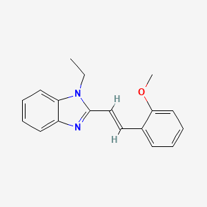 1-ethyl-2-[(E)-2-(2-methoxyphenyl)ethenyl]-1H-benzimidazole