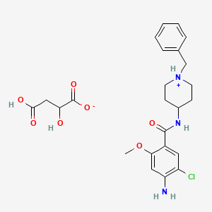 B1215341 Clebopride malate CAS No. 57645-91-7