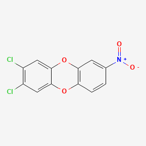 molecular formula C12H5Cl2NO4 B1215344 7-Nitro-2,3-dichlorodibenzo-p-dioxin CAS No. 71721-78-3