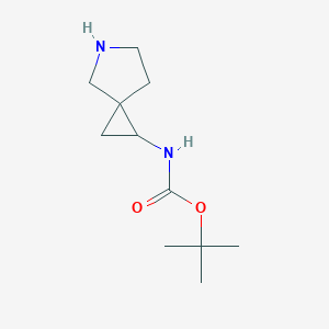molecular formula C11H20N2O2 B121537 叔丁基5-氮杂螺[2.4]庚烷-1-基甲酸酯 CAS No. 150516-43-1