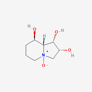 molecular formula C8H15NO4 B1215377 Swainsonine N-oxide CAS No. 81759-44-6