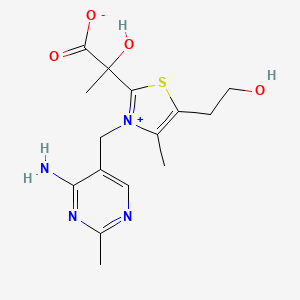 molecular formula C15H20N4O4S B1215378 alpha-Lactylthiamine CAS No. 82205-83-2