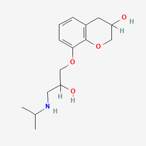 molecular formula C15H23NO4 B1215383 Denitronipradilol CAS No. 86247-86-1