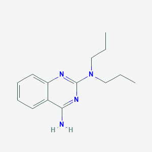 molecular formula C14H20N4 B1215397 N2,N2-dipropylquinazoline-2,4-diamine 