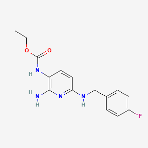 molecular formula C15H17FN4O2 B1215404 Flupirtine CAS No. 56995-20-1
