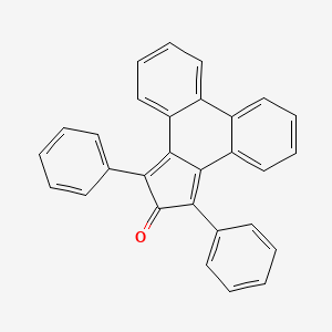 molecular formula C29H18O B1215407 1,3-diphenyl-2H-cyclopenta[l]phenanthren-2-one CAS No. 5660-91-3