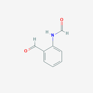 molecular formula C8H7NO2 B1215411 N-(2-甲酰基苯基)甲酰胺 CAS No. 25559-38-0