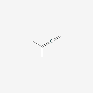 molecular formula C5H8 B1215419 3-Methyl-1,2-butadiene CAS No. 598-25-4