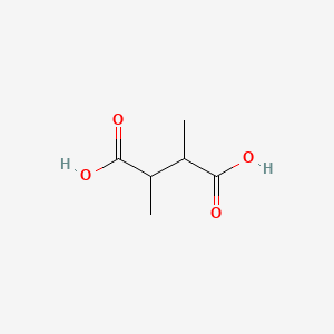 molecular formula C6H10O4 B1215420 2,3-Dimethylsuccinic acid CAS No. 608-39-9