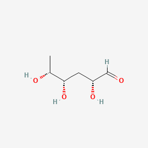 molecular formula C6H12O4 B1215441 3,6-Dideoxy-D-ribo-hexose CAS No. 5658-13-9