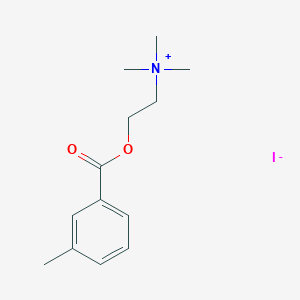 molecular formula C13H20INO2 B1215442 3-Toluoyl choline CAS No. 28080-46-8