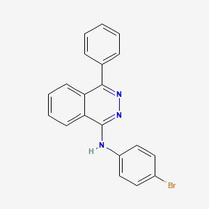 molecular formula C20H14BrN3 B12154457 N-(4-bromophenyl)-4-phenylphthalazin-1-amine 