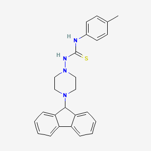 1-[4-(9H-fluoren-9-yl)piperazin-1-yl]-3-(4-methylphenyl)thiourea