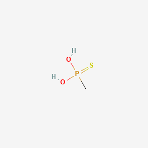 molecular formula CH5O2PS B1215451 Methylphosphonothiolate CAS No. 5994-73-0