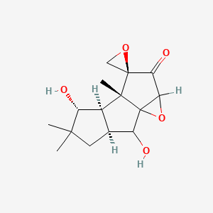molecular formula C15H20O5 B1215452 Coriolin-A CAS No. 33404-85-2