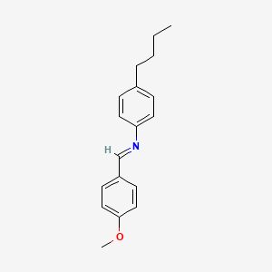 molecular formula C18H21NO B1215461 N-(4-Methoxybenzylidene)-4-butylaniline CAS No. 26227-73-6