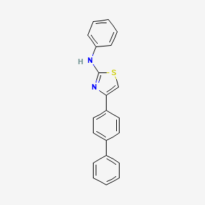 Thiazole, 4-(4-biphenyl)-2-phenylamino-