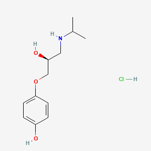 molecular formula C12H20ClNO3 B1215464 Prenalterol hydrochloride CAS No. 61260-05-7