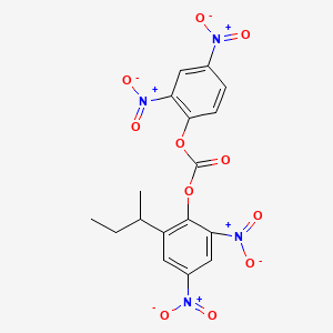 molecular formula C17H14N4O11 B1215465 Dinofenate CAS No. 61614-62-8