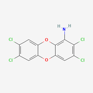 molecular formula C12H5Cl4NO2 B1215466 1-Amino-2,3,7,8-tetrachlorodibenzo-p-dioxin CAS No. 62782-13-2