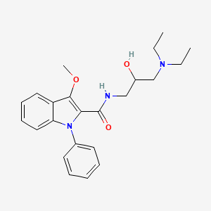 molecular formula C23H29N3O3 B1215469 Eproxindine CAS No. 83200-08-2