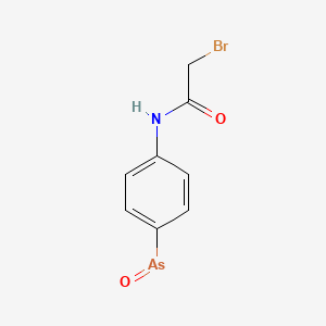 4-((Bromoacetyl)amino)phenyl arsenoxide