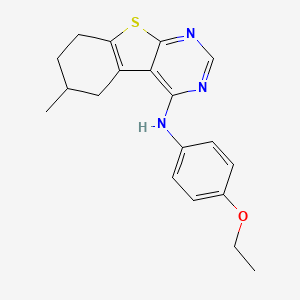 N-(4-ethoxyphenyl)-6-methyl-5,6,7,8-tetrahydro[1]benzothieno[2,3-d]pyrimidin-4-amine