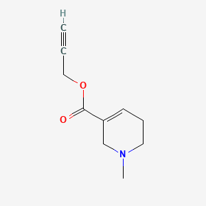 molecular formula C10H13NO2 B1215500 槟榔啶炔丙酯 CAS No. 35516-99-5