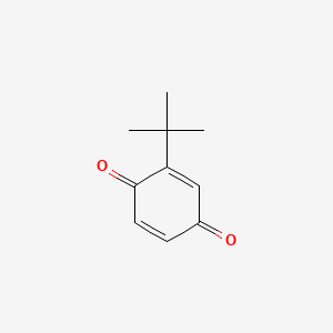 molecular formula C10H12O2 B1215510 2-tert-Butyl-1,4-benzoquinone CAS No. 3602-55-9