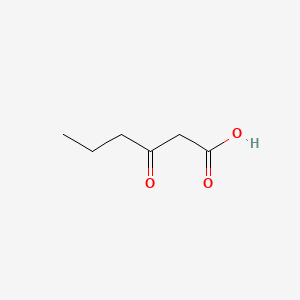 molecular formula C6H10O3 B1215524 3-氧代己酸 CAS No. 4380-91-0