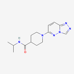 N-(propan-2-yl)-1-([1,2,4]triazolo[4,3-b]pyridazin-6-yl)piperidine-4-carboxamide