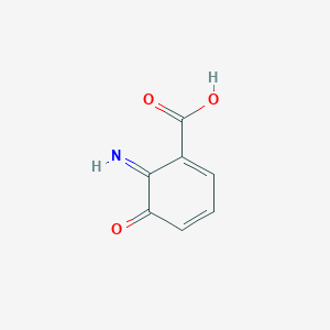 molecular formula C7H5NO3 B1215528 6-Imino-5-oxocyclohexa-1,3-dienecarboxylic acid 