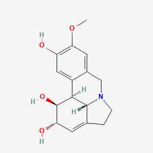 molecular formula C16H19NO4 B1215541 假副石蒜碱 CAS No. 29429-03-6