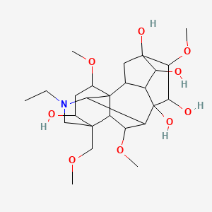 molecular formula C25H41NO9 B1215550 Aconine 