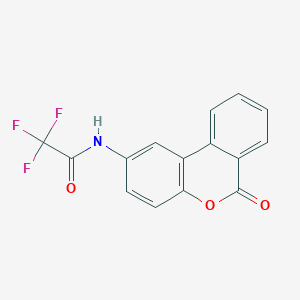 2,2,2-Trifluoro-N-(6-oxo-6H-dibenzo[b,d]pyran-2-yl)acetamide