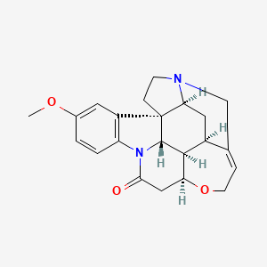 molecular formula C22H24N2O3 B1215558 beta-COLUBRINE CAS No. 509-36-4