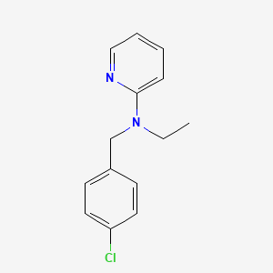 N-[(4-Chlorophenyl)methyl]-N-ethyl-2-pyridinamine