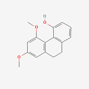 molecular formula C16H16O3 B1215561 Loroglossol CAS No. 41060-06-4
